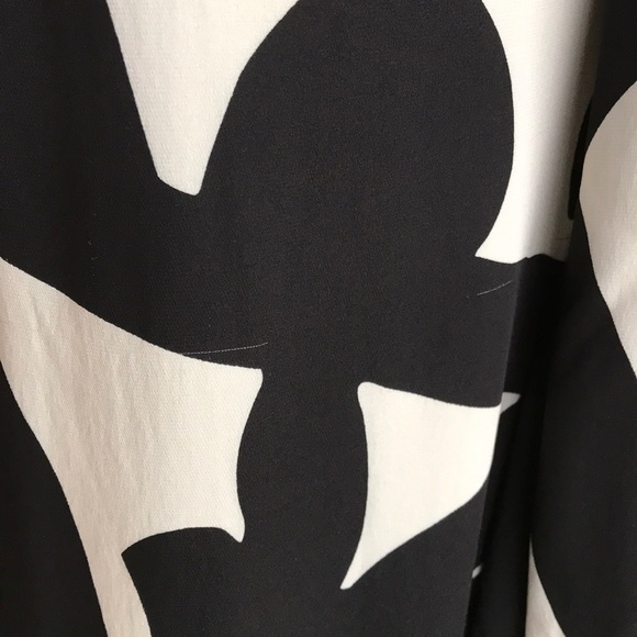 Diane von Furstenberg black and white dress size 2 - Picture 3 of 8